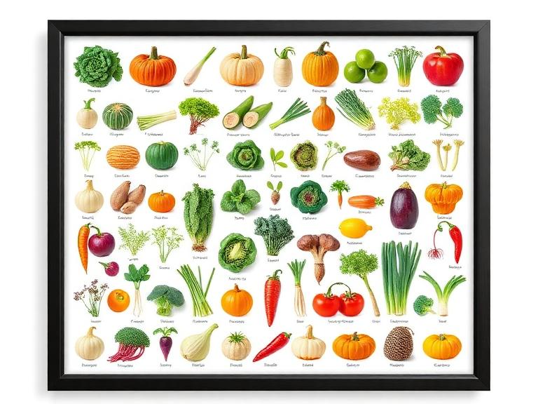 52 Crops Field Poster